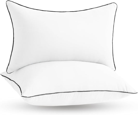 Sasttie 12x20 Pillow Insert Set of 2, Lumber Pillow Insert for Bed Couch and Sofa, 12 by 20 Throw Pillow Inserts, Machine Washable Decorative Throw Pillows, White